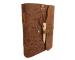 Vintage Leather Bound With Pencil Lock Journal Antique Garden Florar Notebook Spell Book Of Shadows Grimoire Journal Diary